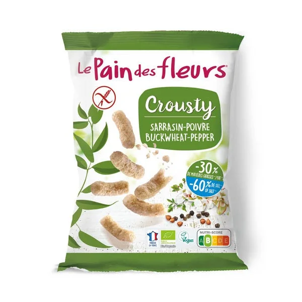 Crousty sarrasin poivre 75g