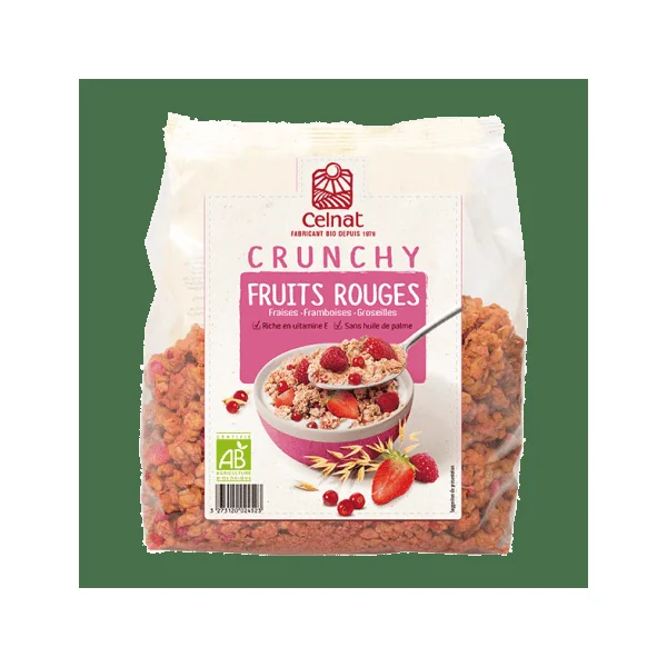 Crunchy aux fruits rouges 500g