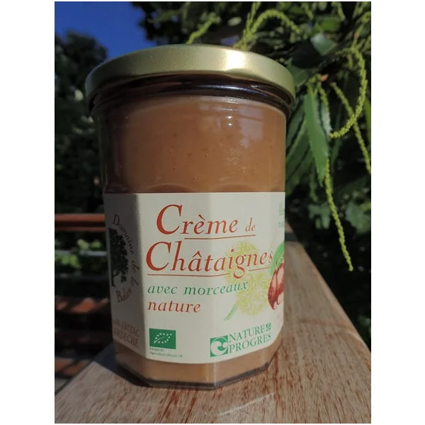 Crème de châtaignes nature avec morceaux