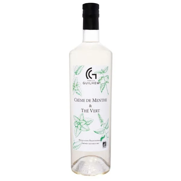 Crème de menthe et thé vert 15° 70cl