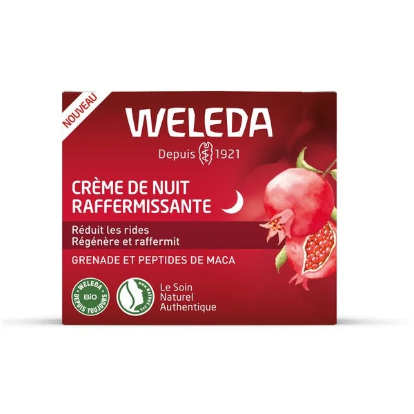 Crème de nuit raffermissante - grenade et peptides de maca 40ml