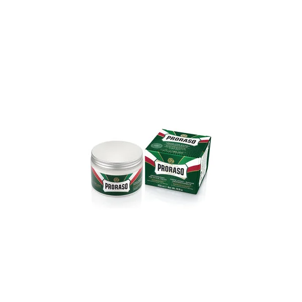 Crème de pré-rasage professionnelle à l’eucalyptus et au menthol