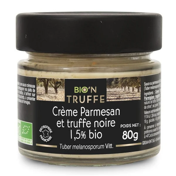 Crème parmesan truffe noire 1.5% 80g