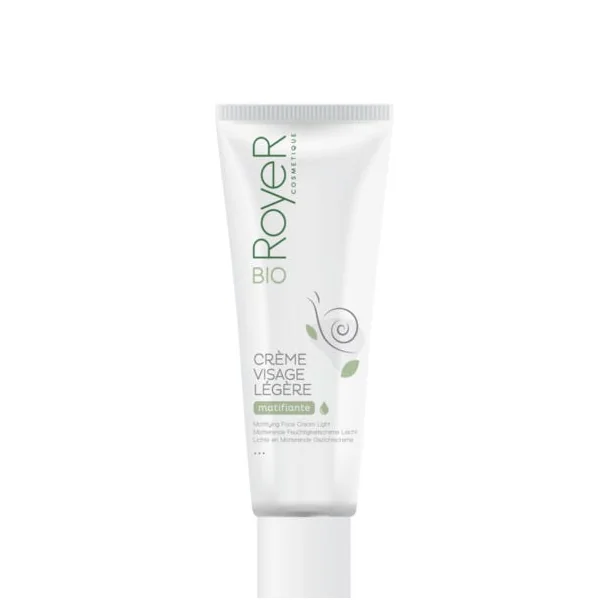 Crème visage légère matifiante à la bave d'escargot 50ml