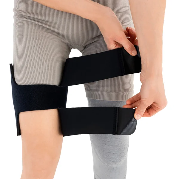Cuissard compressif multi-bande pour claquage musculaire