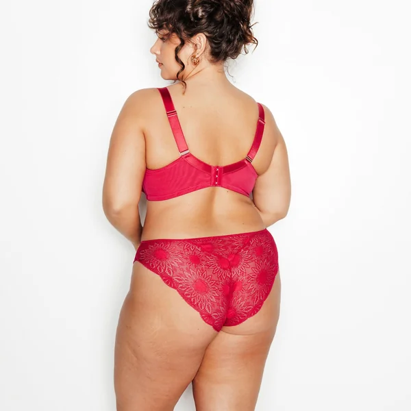 CULOTTE CONFORT DENTELLE ROSE