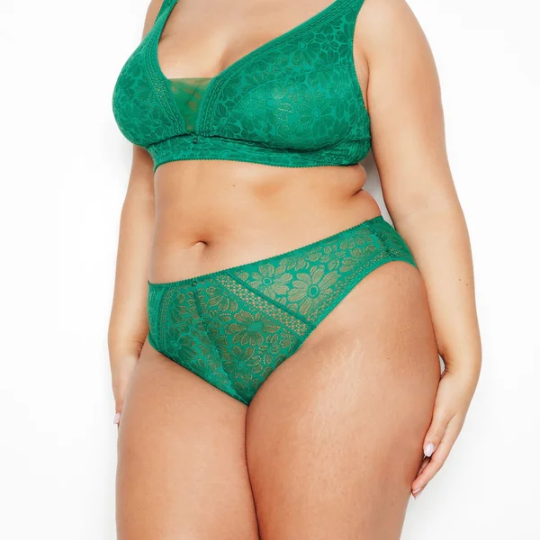 CULOTTE CONFORT DENTELLE VERT