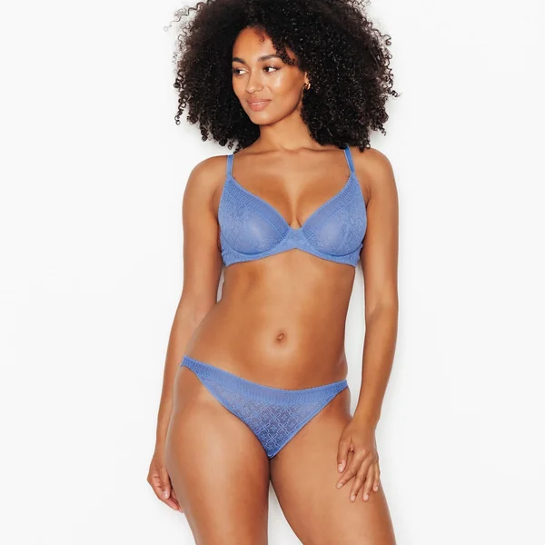culotte dentelle BLEU