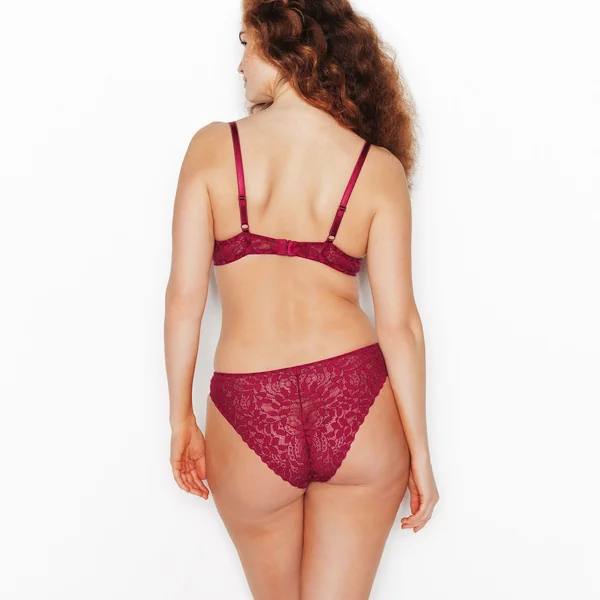 CULOTTE DENTELLE BORDEAUX