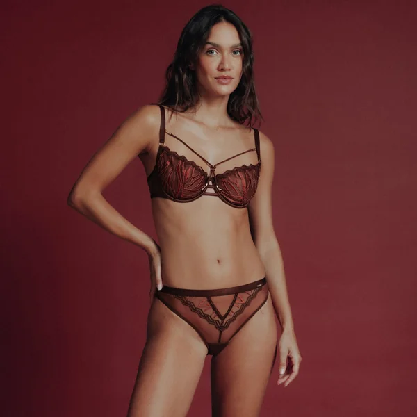CULOTTE MULTICO MARRON