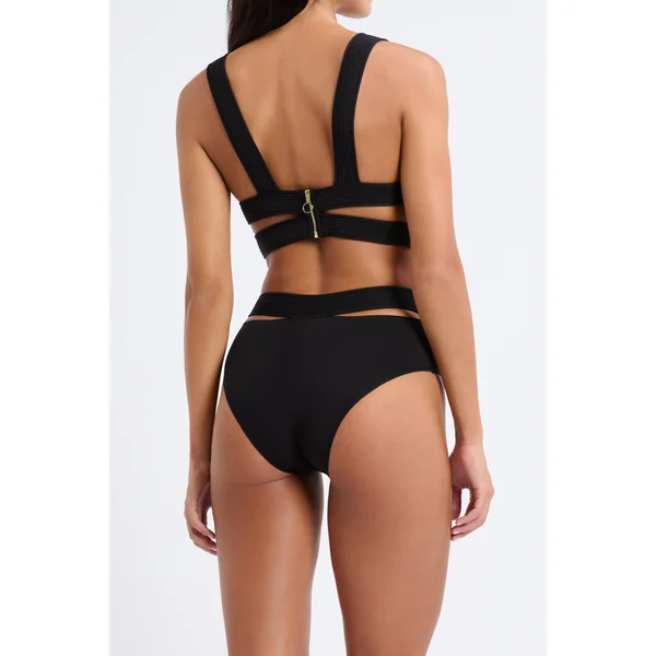 Culotte taille haute en dentelle