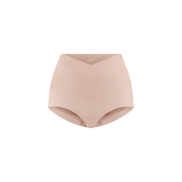 Culotte taille midi en microfibre effet push-up