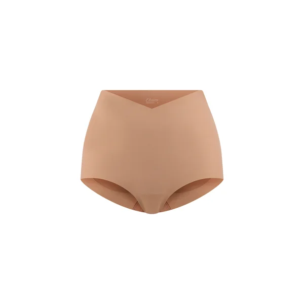 Culotte taille midi en microfibre effet push-up