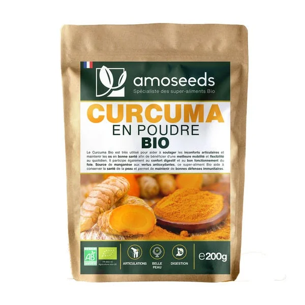 Curcuma en poudre bio 200g