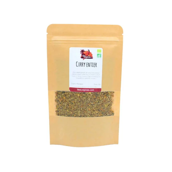 Curry entier pour moulin Bio