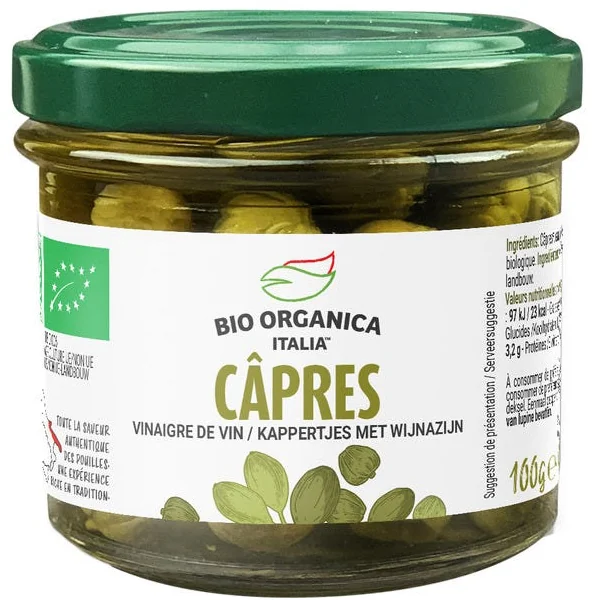 Câpres au vinaigre 50g net égoutté