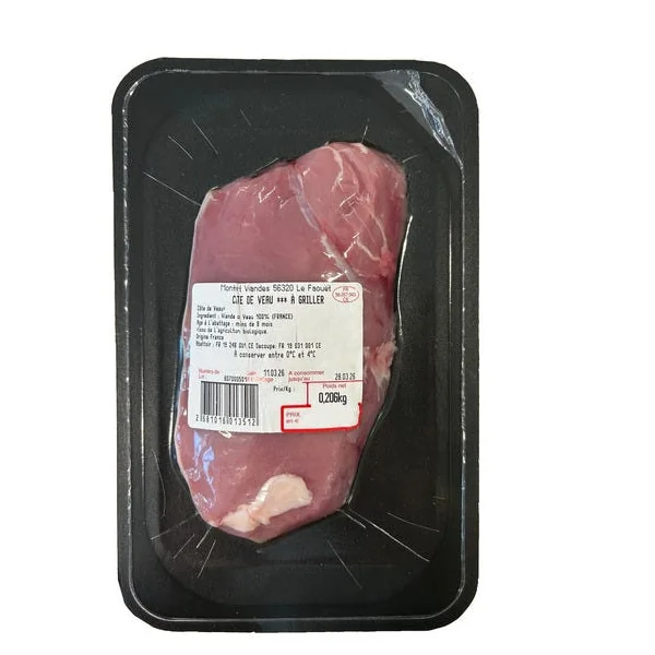 Côte de veau***(1) env. 180g