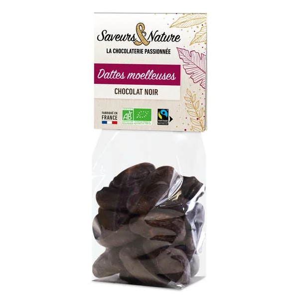 Datte enrobée chocolat noir 200g