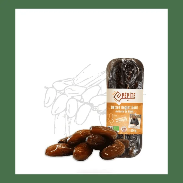 Dattes de tunisie deglet ravier 250g
