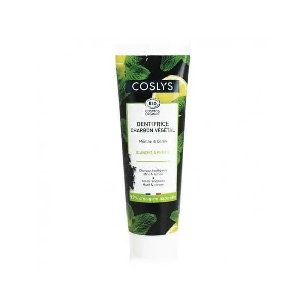 Dentifrice charbon menthe citron cc