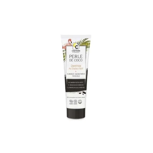 Dentrifrice charbon actif coco menthe citron 75ml