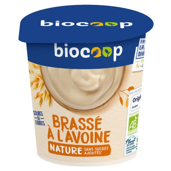 Dessert brassé avoine nature 400g