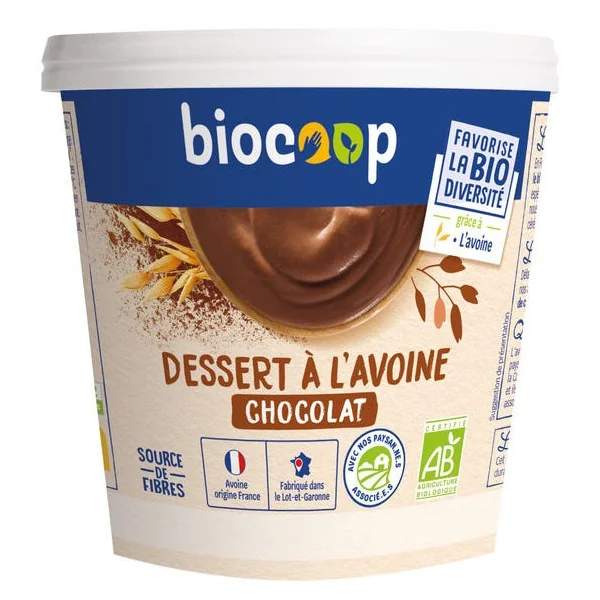 Dessert crème avoine chocolat 400g