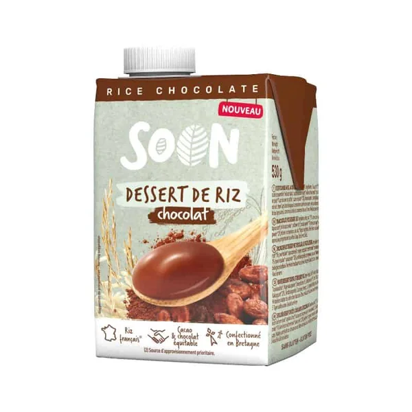 Dessert riz chocolat bio Soon 530g