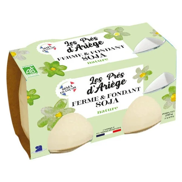 Dessert soja ferme nature 2x125g
