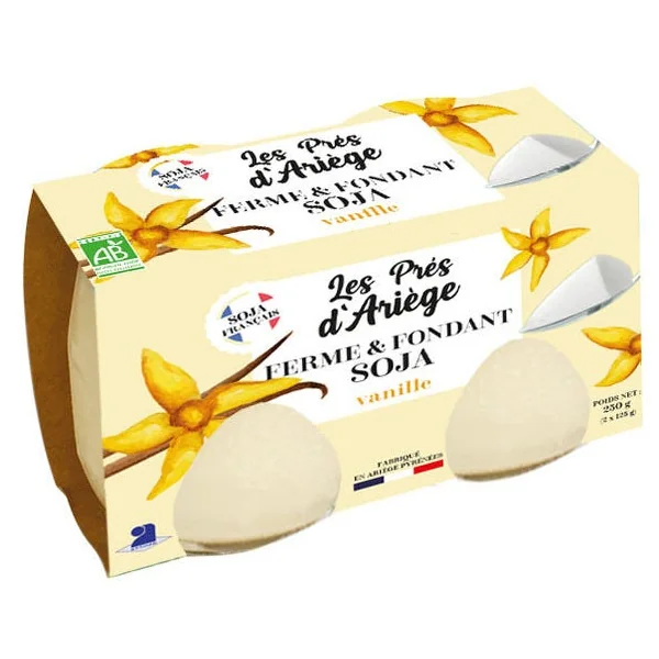 Dessert soja ferme vanille 2x125g