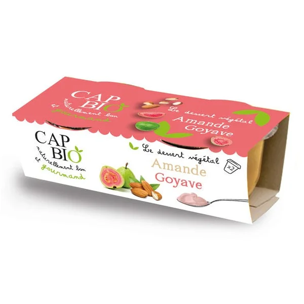 Dessert végétal amande goyave 2x100g