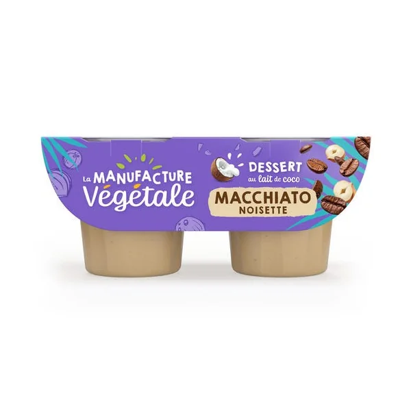 Dessert végétal coco macchiato noisette 2x100g