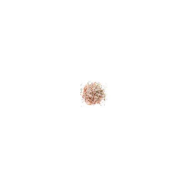 Diamant de sel rose aux herbes sauvages