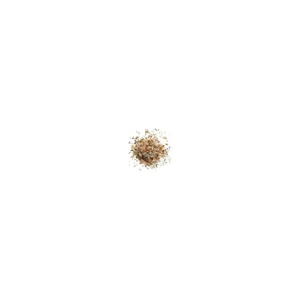 Diamant de sel rose aux herbes sauvages