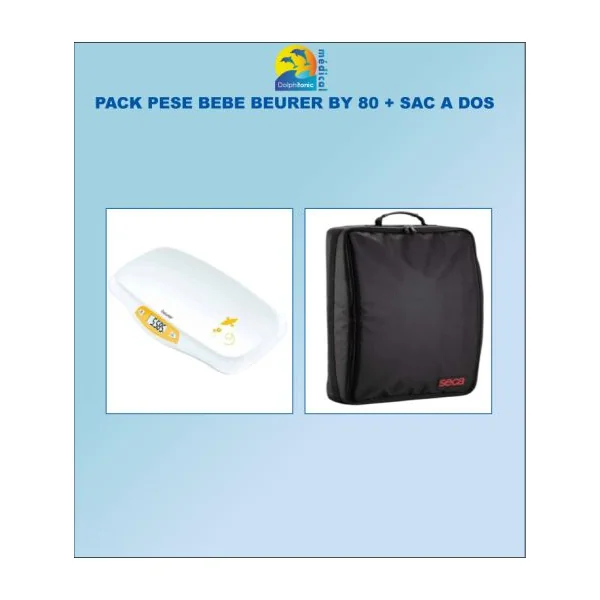 DOLPHI PACK PESE BEBE BEURER BY 80 + SAC A DOS