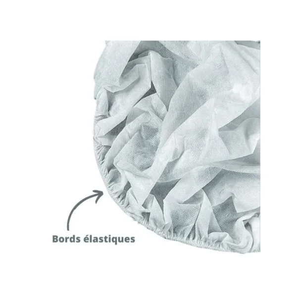 Drap housse non-tissée lavable avec élastique (L'unité)