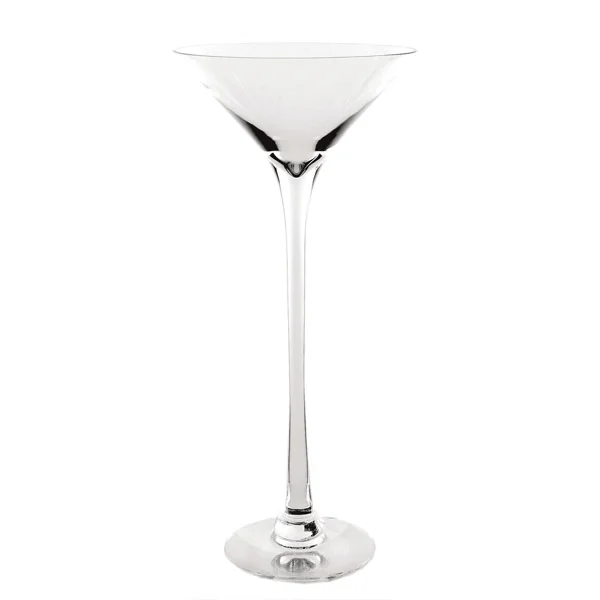DÉCORATION GÉANTE - COUPE MARTINI Ø 31x80 CM TRANSPARENT VERRE (1 UNITÉ) - Garcia de Pou