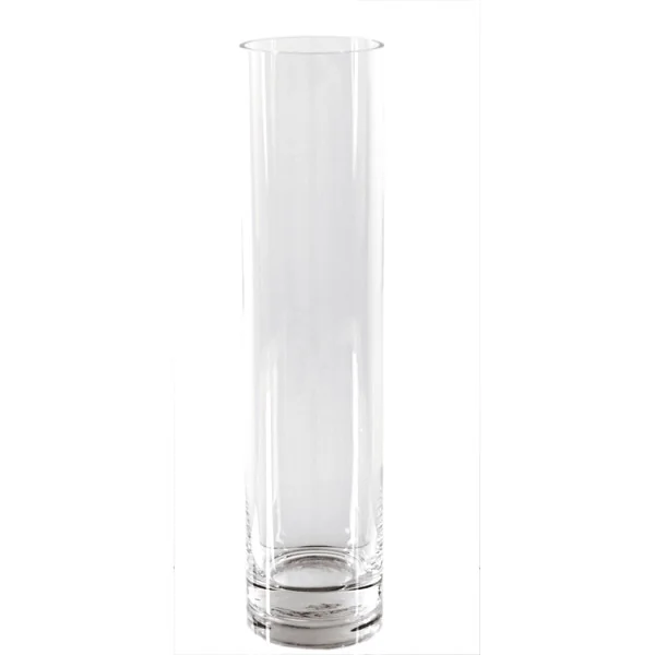 DÉCORATION GÉANTE - CYLINDRE Ø 10x50 CM TRANSPARENT VERRE (1 UNITÉ) - Garcia de Pou