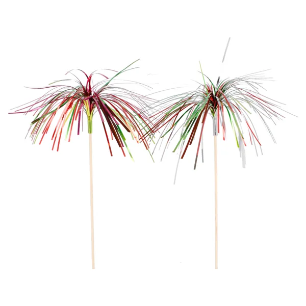 DÉCORS POUR GLACES "IRIDESCENTES" 23,5 (h) CM ASSORTI BOIS (100 UNITÉ) - Garcia de Pou