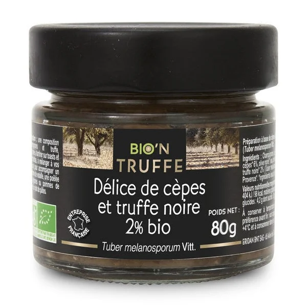 Délice de cèpe et truffe noire 2% 80g