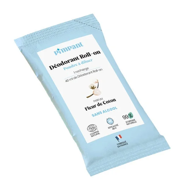 Déodorant à diluer fleur de coton recharge 20g