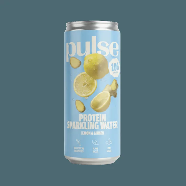 Eau Pétillante Protéinée Citron Gingembre
