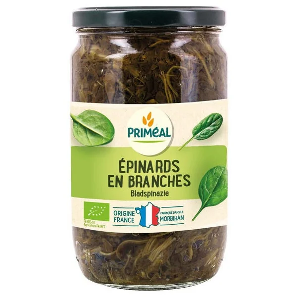 Epinard en branche 420g net égoutté