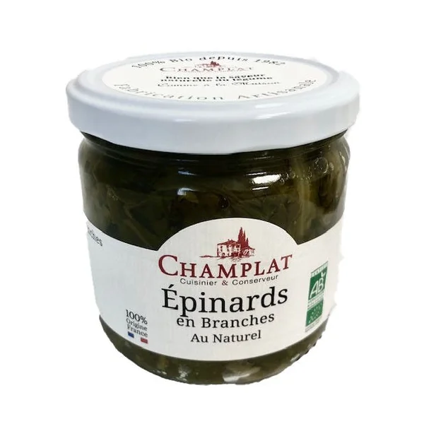 Epinards en branches au naturel 230g ne