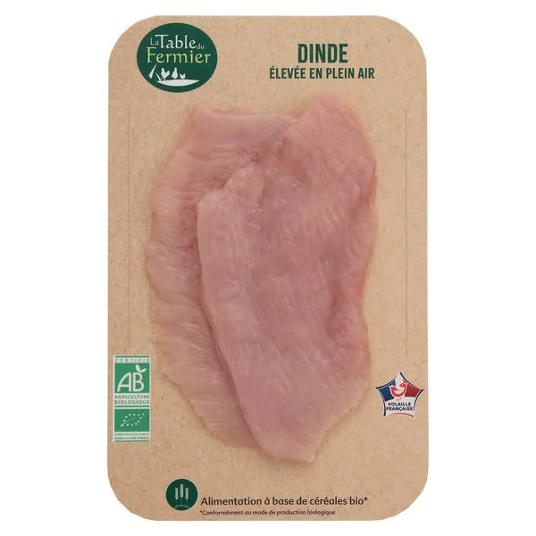 Escalope de dinde (2) env.240g