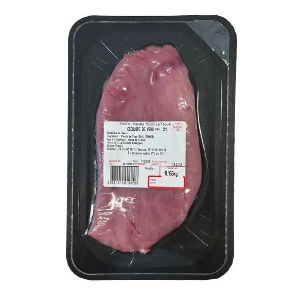 Escalope de veau***(1) env. 150g
