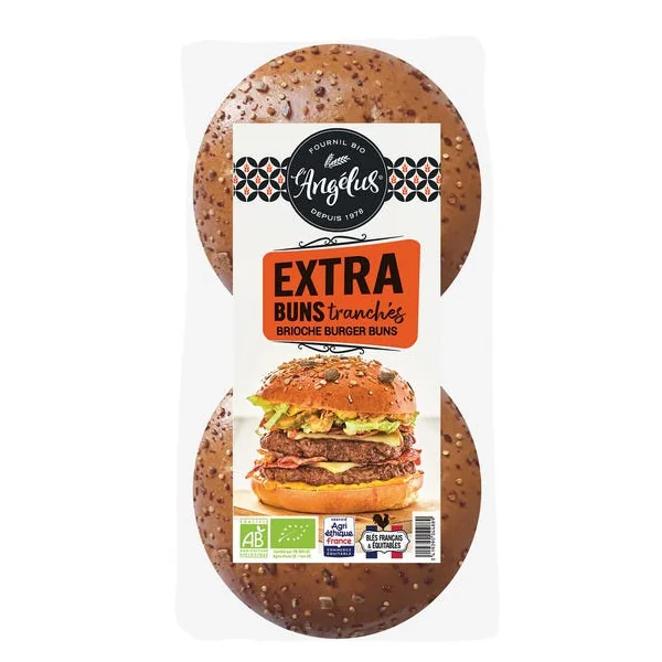 Extra bun burger brioché tranché (2) 180g