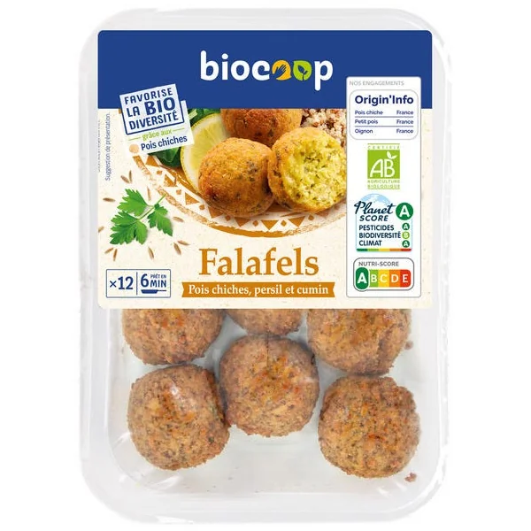 Falafels pois chiches, persil et cumin 240g