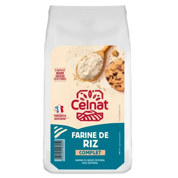 Farine de riz complet bio Celnat 1kg
