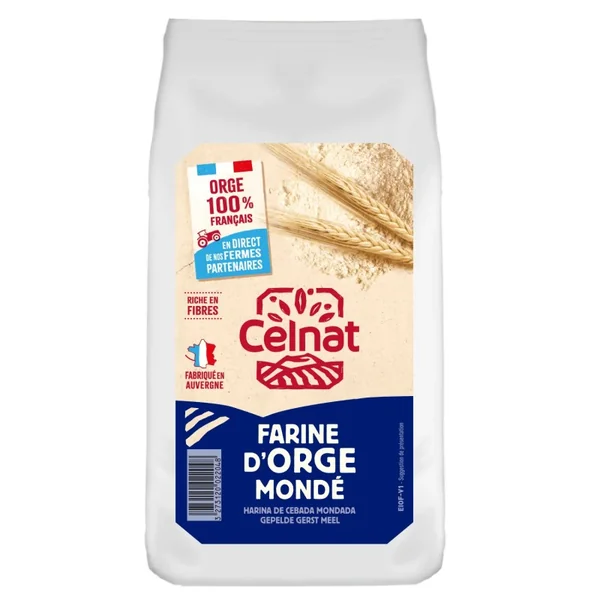 Farine orge mondee 500g